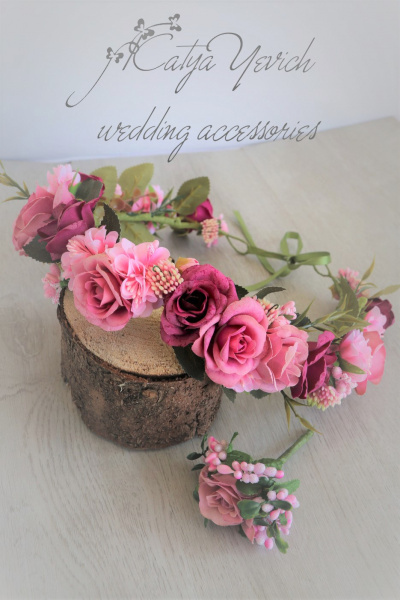 Floral headband Hair jewellery WH-09